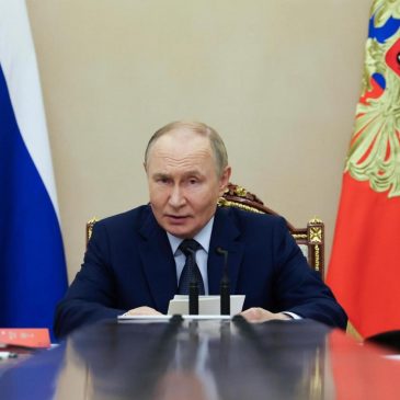 Putin says Russia will stick to nuclear arms limits for one more year after treaty with US expires