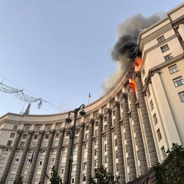 Ukraine shows diplomats damage after Russia’s largest aerial attack since invasion