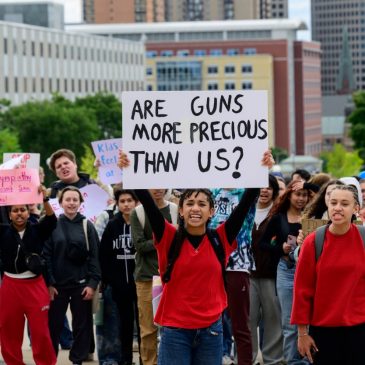 Student walkouts demand gun control following Annunciation shooting