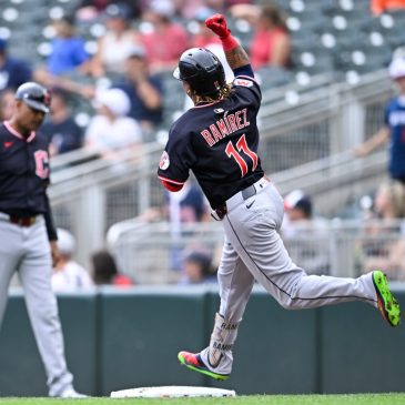 Cleveland blasts five solo HRs, four off Joe Ryan, in 6-0 win over Twins