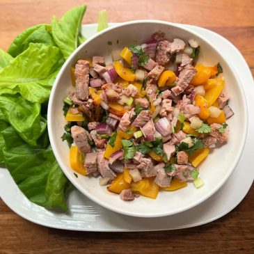 Marinated pork tenderloin stars in this budget weeknight meal