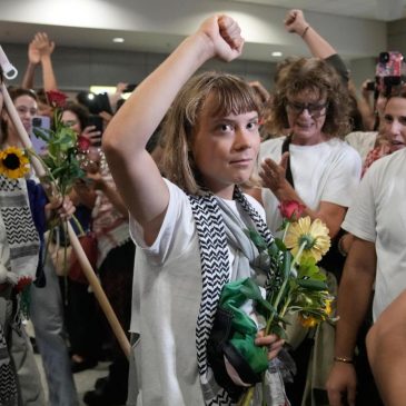 Greta Thunberg is among flotilla activists deported from Israel. Others remain in prison