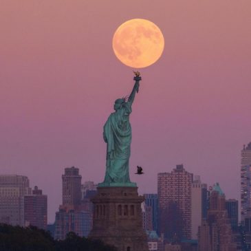 Photos of October’s supermoon: A stunning start to a trio of celestial events