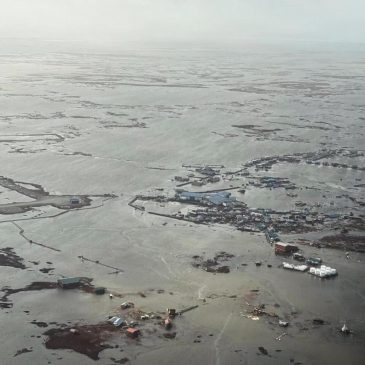 Alaska works to rescue storm victims by helicopter and plane in historic airlift