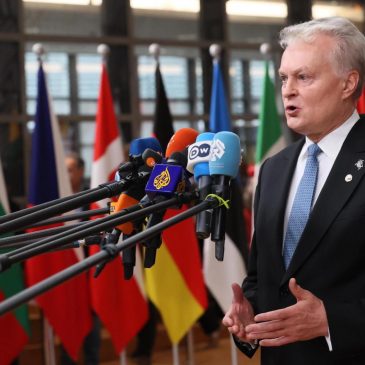 Lithuanian president says Russian military planes violated the Baltic country’s airspace