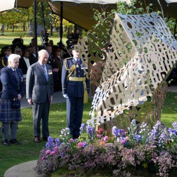 King Charles III dedicates Britain’s first national memorial to LGBTQ+ troops