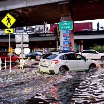 Rare October storm brings heavy rain and possible mudslides to Southern California