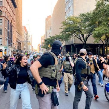 Angry New Yorkers confront immigration enforcement agents on famed Canal Street