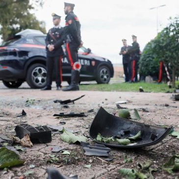 Italy’s anti-Mafia police investigate after a journalist’s car explodes