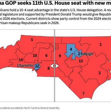 North Carolina GOP advances congressional map to secure another House seat for Trump