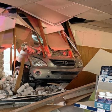 ‘Huge boom’ as driver crashes through wall of business on St. Paul’s Grand Avenue