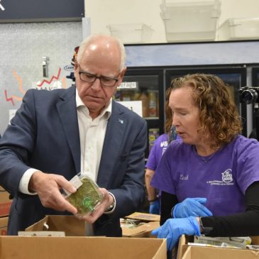 Amid halt in federal food aid, Gov. Tim Walz announces $4 million to Minnesota food shelves