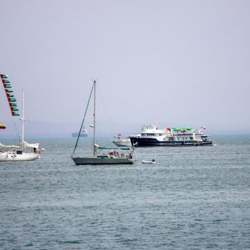 Flotilla activists approach Gaza and say they are ready for a possible Israeli interception