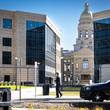 Wyoming Capitol bomb investigators focus on men seen in security video