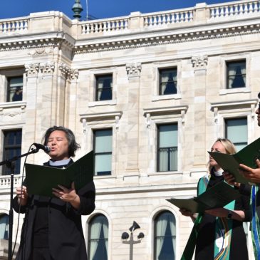 At Capitol, faith leaders press Walz to call special session on gun violence