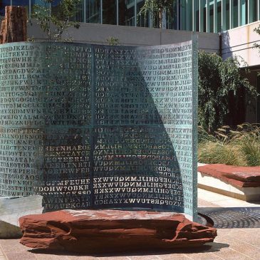 Info to decipher secret message in Kryptos sculpture at CIA headquarters sells for close to $1M