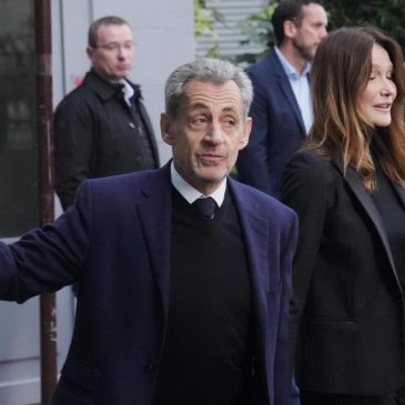 Former French President Sarkozy released from prison pending appeal in conspiracy case