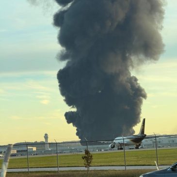 UPS plane crashes on takeoff from Louisville, Kentucky, airport, igniting huge fire on ground