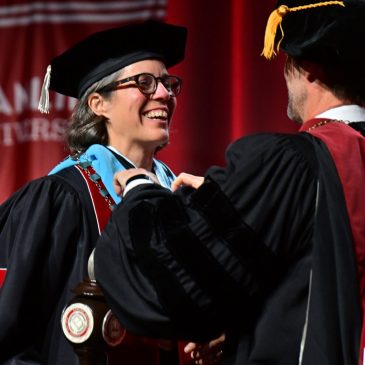 Mayme Hostetter formally takes on role as Hamline University president