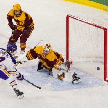 Women’s hockey: Mavericks complete sweep of No. 2 Gophers