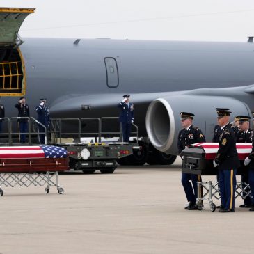 Two Iowa National Guard members killed in Syria return home on Christmas Eve