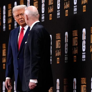 Music, comedy and a whole lot of Trump. And then finally, an actual World Cup draw