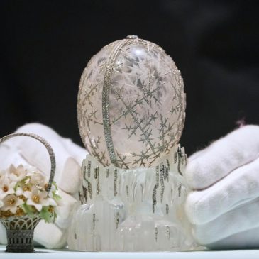 Crystal Fabergé egg crafted for Russian royalty shatters record and sells for $30.2 million