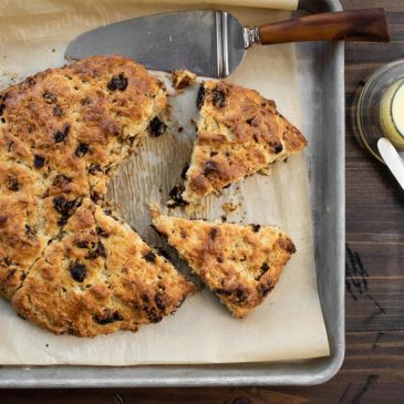 Dried cherry scones are a simple treat for the post-holiday breakfast table