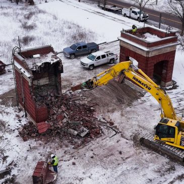 South St. Paul bids farewell to historic Armour & Co. gates