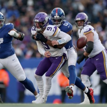 J.J. McCarthy will miss game between Vikings and Lions on Christmas Day