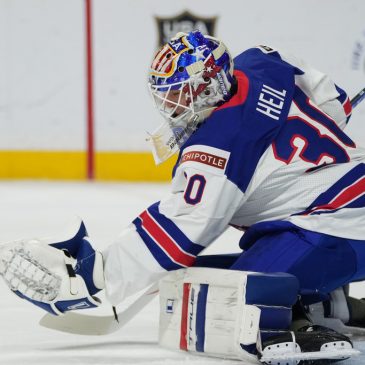 Goalie Caleb Heil bringing calm to the Team USA crease