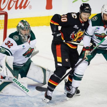 Flames dominate late to douse Wild point streak