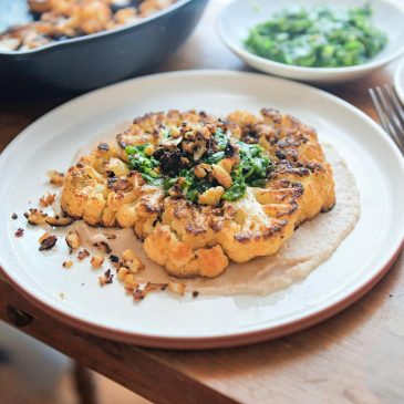 Gretchen’s table: Cauliflower ‘steaks’ are tender on the inside and crispy on the outside