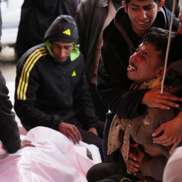 Israeli fire kills 11 Palestinians in Gaza, including 2 children, local hospital officials say