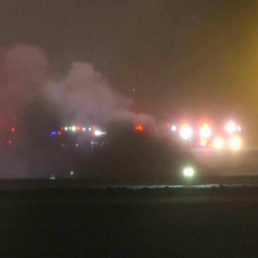 Federal Aviation Administration says 7 killed, 1 survived jet crash in snow in Bangor, Maine