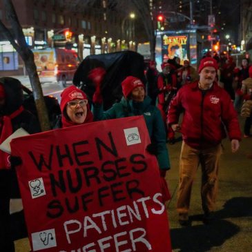 Thousands of nurses go on strike at several major New York City hospitals