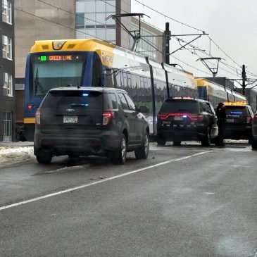 St. Paul: Vehicle, light rail train collide on University Avenue
