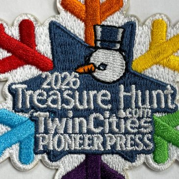 Patches available now for Pioneer Press Treasure Hunt, with largest-ever prize
