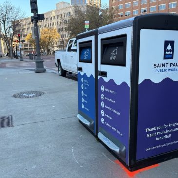 Solar panels on downtown St. Paul trash cans? Yes, and here’s why