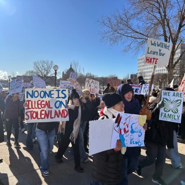 Students protest ICE enforcement, walk out of classes, rally at the Capitol