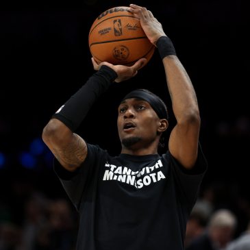 Timberwolves wear ‘Stand with Minnesota’ warm-up shirts to support community they love