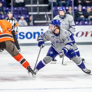 St. Thomas men’s hockey: Alex Gaffney thrives in second chance with Tommies