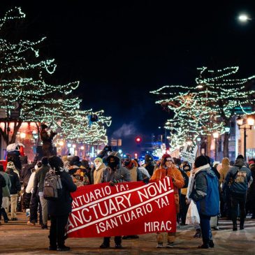 Trump blames democrats for ‘tragic’ deaths as agents clash with protesters