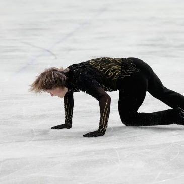 ‘Quad God’ Ilia Malinin falls twice in Olympic disaster, allowing Mikhail Shaidorov to claim gold