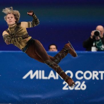 Will American ‘Quad God’ Ilia Malinin try hardest quad of all in his last skate at the Olympics?