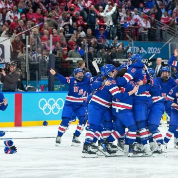 US men’s hockey team inspired by women winning gold at the Olympics in Milan