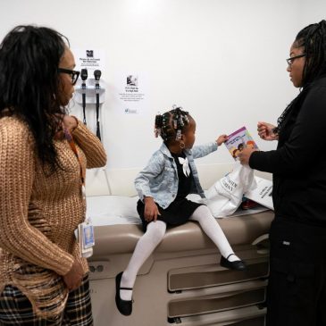 As literacy rates lag, a pediatric hospital is screening for reading ability