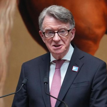 Police in Britain arrest Peter Mandelson, a former ambassador, in probe into Epstein ties