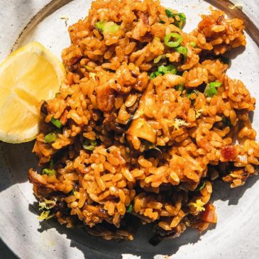 This sticky rice recipe riffs on a dim sum classic for Lunar New Year or any time