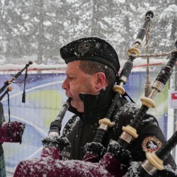 Bagpipers play at Olympic curling in homage to sport’s Scottish heritage — but they’re Italian